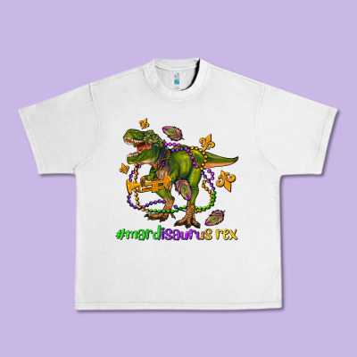 Mardi Saurus Rex Olivia Urban Heavy Tee Designed By Oliviacreatesart