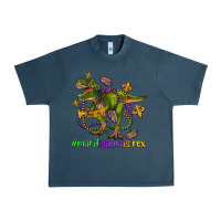 Midnight Navy mardi saurus rex olivia Urban Heavy Tee - OliviaCreatesArt