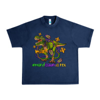 Navy mardi saurus rex olivia Urban Heavy Tee - OliviaCreatesArt