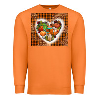 Carrot western fall heart Premium Sweatshirt - AdoDesignShop