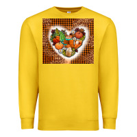 Lemon western fall heart Premium Sweatshirt - AdoDesignShop
