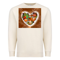 Sandshell western fall heart Premium Sweatshirt - AdoDesignShop