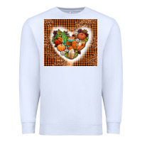 White western fall heart Premium Sweatshirt - AdoDesignShop