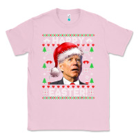 Bubblegum Pink Santa Joe Biden Happy Easter Ugly Christmas Classic Tee - maiPhamDesign