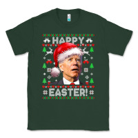 Sports Green Santa Joe Biden Happy Easter Ugly Christmas Classic Tee - maiPhamDesign