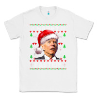 White Santa Joe Biden Happy Easter Ugly Christmas Classic Tee - maiPhamDesign