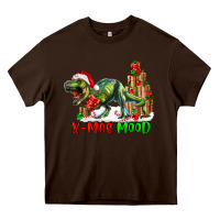 T- Rex X-mas Mood Heavy Core Tee | Teevron