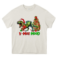 Cream T- Rex X-Mas Mood Heavy Core Tee - RanaPortraitStore