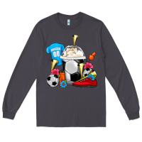 Smoke Soccer Frappe Coffee Long Sleeve Tee - FaDigitalArtStudio