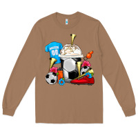 Toasted Coconut Soccer Frappe Coffee Long Sleeve Tee - FaDigitalArtStudio