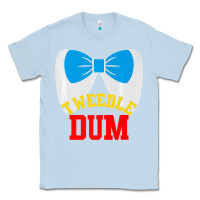 Dusty Blue tweedle dee dum funny matching halloween costume for couples premium t Classic Tee - maiPhamDesign