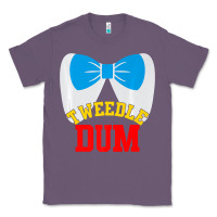 Lavender tweedle dee dum funny matching halloween costume for couples premium t Classic Tee - maiPhamDesign