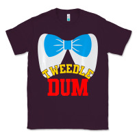 Plum tweedle dee dum funny matching halloween costume for couples premium t Classic Tee - maiPhamDesign