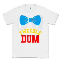 White tweedle dee dum funny matching halloween costume for couples premium t Classic Tee - maiPhamDesign