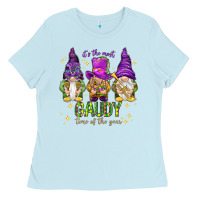 Baby Blue It's the most gaudy time of the year Ladies Tee - HowdyJamesFarm