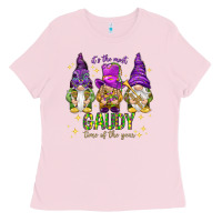 Bubblegum Pink It's the most gaudy time of the year Ladies Tee - HowdyJamesFarm