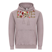 Vintage Zinc Skull love Valentine's Day Vintage Hoodie - FaDigitalArtStudio