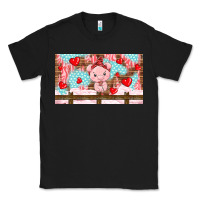 Black cute pig Classic Tee - TumblerDesignByShophia