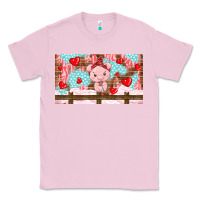 Bubblegum Pink cute pig Classic Tee - TumblerDesignByShophia