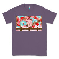 Lavender cute pig Classic Tee - TumblerDesignByShophia