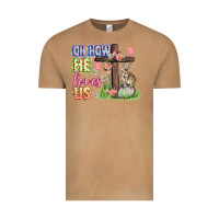Vintage Camel Oh how he loves us Easter Day Vintage Tee - CowGirlArtShop