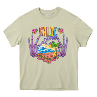 Mossy Salty soul Heavy Core Tee - NancyCooperArtShop