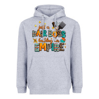 Heather Grey just a nail boss building her empire Heavyweight Hoodie - AdoDesignShop