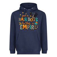 Navy just a nail boss building her empire Heavyweight Hoodie - AdoDesignShop