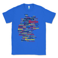 True Royal germany map silhouette towns cities flag berlin travel t shirt Classic Tee - maiPhamDesign