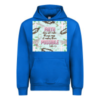 Cobalt faith does not make things easy Urban Hoodie - JahusDesignShop