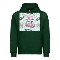 Forest Green faith does not make things easy Urban Hoodie - JahusDesignShop