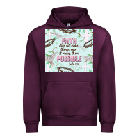 Mauve Wine faith does not make things easy Urban Hoodie - JahusDesignShop