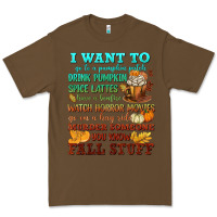 Cacao I want to Fall stuff Premium Tee - NancyCooperArtShop