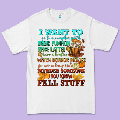 I Want To Fall Stuff Premium Tee Designed By Nancycooperartshop