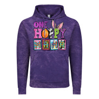 Cloud Purple Easter Day One hoppy mama Vintage Hoodie - OliviaCreatesArt