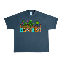 Midnight Navy blessed olivia Urban Heavy Tee - OliviaCreatesArt