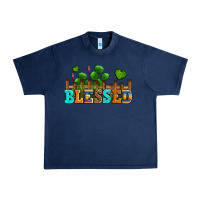 Navy blessed olivia Urban Heavy Tee - OliviaCreatesArt