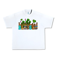 White blessed olivia Urban Heavy Tee - OliviaCreatesArt