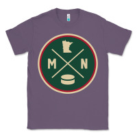 Lavender Classic Minnesota Hockey MN Outline Pullover Hoodie Classic Tee - maiPhamDesign