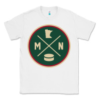 White Classic Minnesota Hockey MN Outline Pullover Hoodie Classic Tee - maiPhamDesign