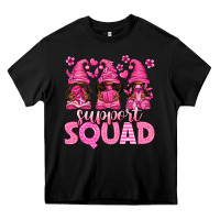Black breast cancer afro gnomies support squad Heavy Core Tee - texasbilliewilder