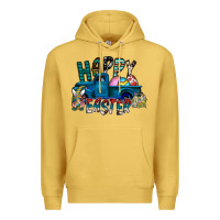 Antique Gold Happy Easter  truck Premium Hoodie - CowhideDigitalArt