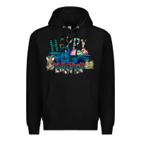 Black Happy Easter  truck Premium Hoodie - CowhideDigitalArt