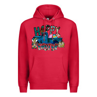 Cardinal Happy Easter  truck Premium Hoodie - CowhideDigitalArt