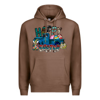 Chestnut Happy Easter  truck Premium Hoodie - CowhideDigitalArt