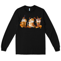 Black Fall Coffees Long Sleeve Tee - FaDigitalArtStudio