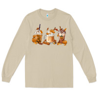 Mushroom Fall Coffees Long Sleeve Tee - FaDigitalArtStudio