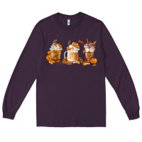 Plum Fall Coffees Long Sleeve Tee - FaDigitalArtStudio