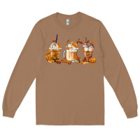 Toasted Coconut Fall Coffees Long Sleeve Tee - FaDigitalArtStudio