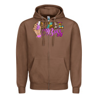 Chestnut nail boss Zipper Hoodie - BarkalooDesign